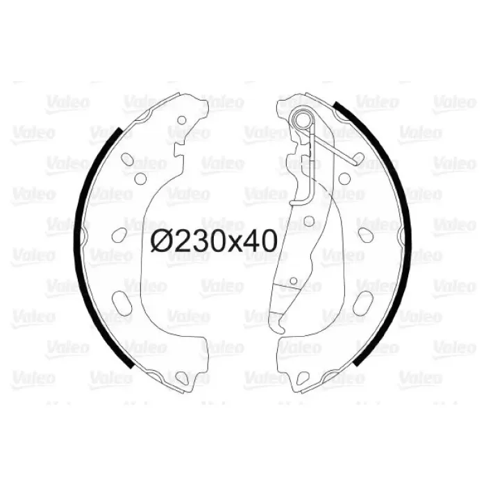 Arka Fren Balatasi Ince Tip Astra F Astra G Vectra B Zafira A | VALEO 564103 | OEM 1605920