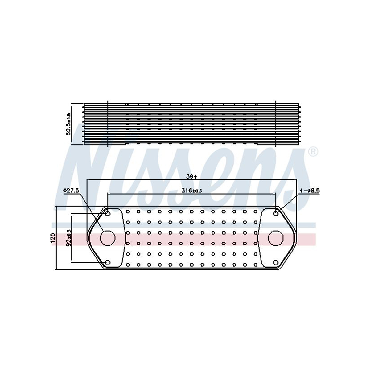 Yağ Soğutucusu Scania DC12, 13 (Alüminyum 8 Kanat) | OEM 1448933