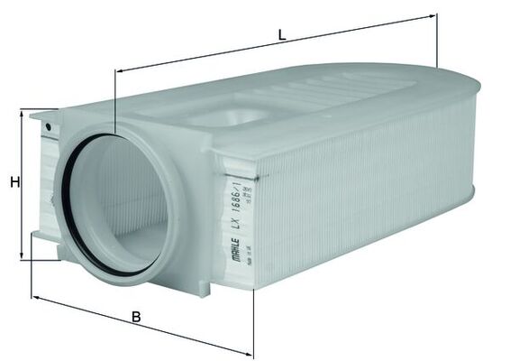 Hava Filtresi X204 08>15 W204 08>14 S204 08>14 C204 11> W212 09>16 C207 09>16 | MAHLE LX1686/1 | OEM A6510940004