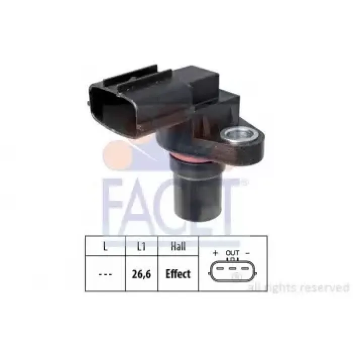 Krank Devir Sensoru Corsa C Meriva A Astra G Y17DT | FACET 9.0337 | OEM 6238153