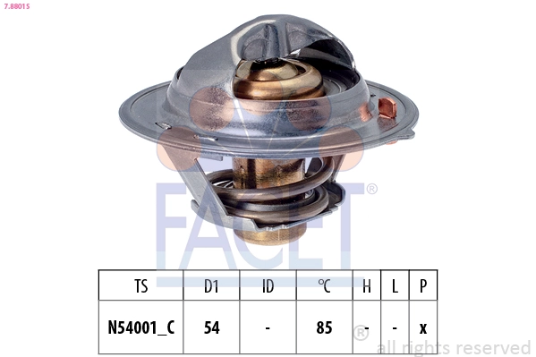 Termostat Accent Era 1,5 Crdi 2006 -> Getz 1,5 Crdi 2006 -> I30 1,6 Crdi 2007 -> / Ceed 1,6 Crdi 20 | FACET 7.8801S | OEM 255002A000