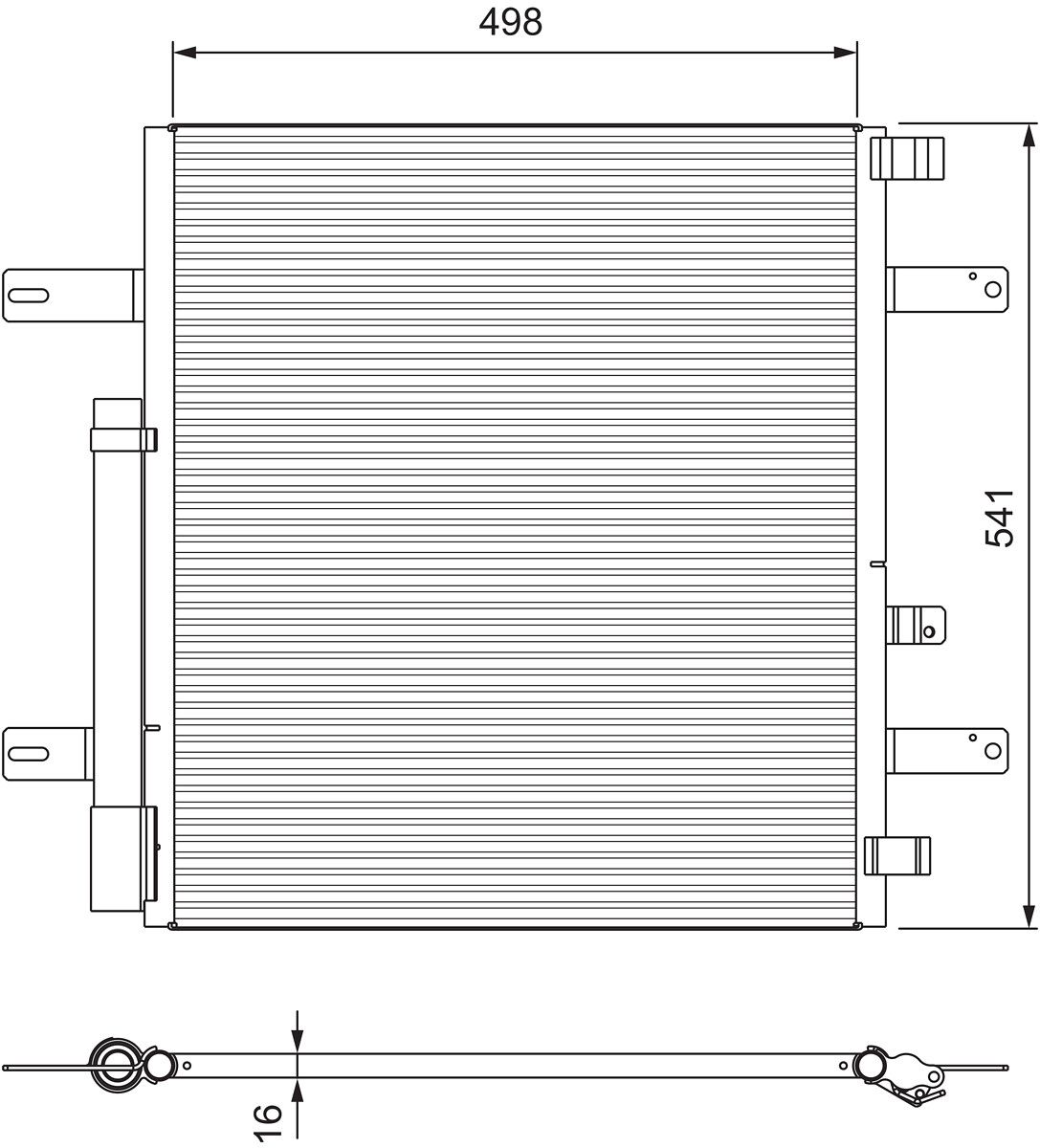 Klima Radyatoru (Kondanser) Atego | VALEO 815061 | OEM 9705000154