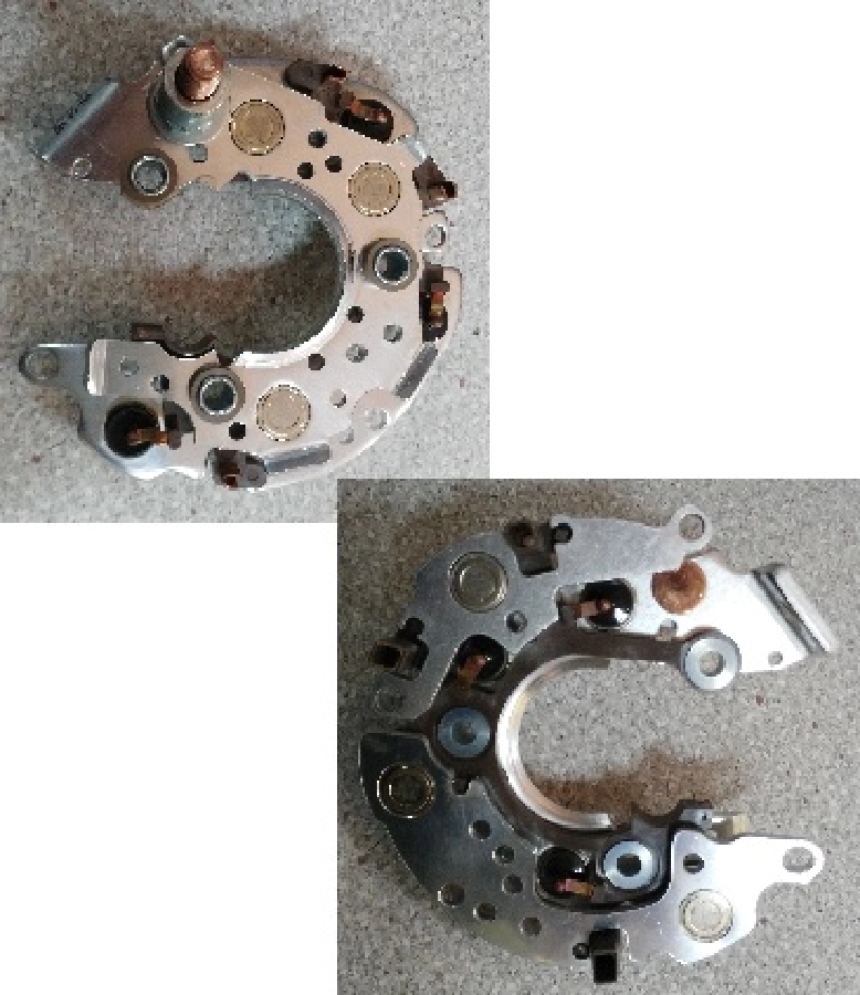 Diyot Tablası Nippon Denso Tip - Isuzu D-Max Euro 4 Turbo (Vr H2005-166) | OEM 03624