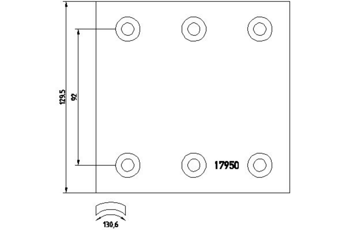 Fren Balatası (Kampanalı) | OEM 6754211730