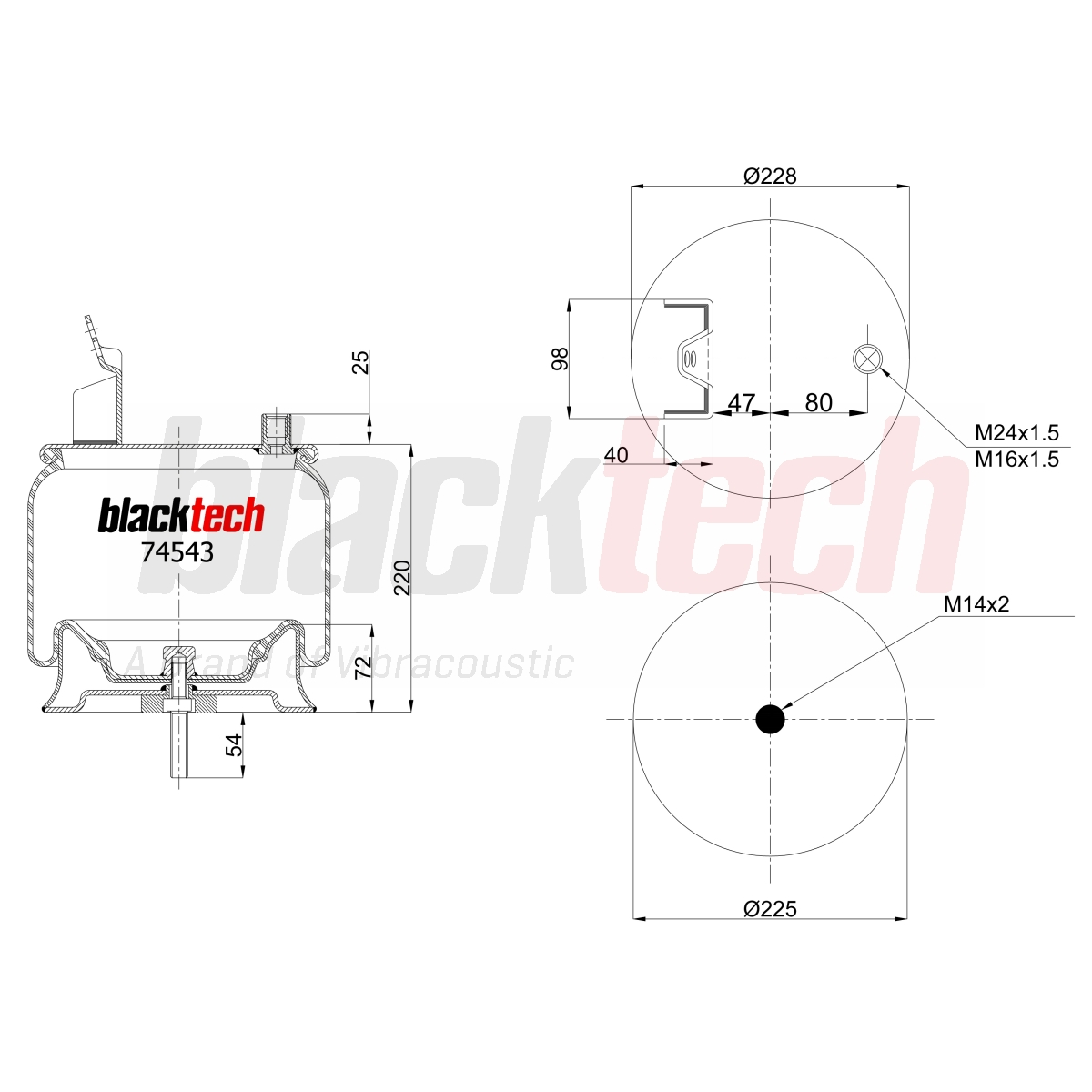 Körük Komple Metal Pistonlu | OEM 20424543