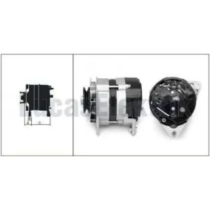 Alternator 14V 45A Bmc TM30 Kamyonet Em LEA0018 | LUCAS 619 200 52 | OEM 3M10233