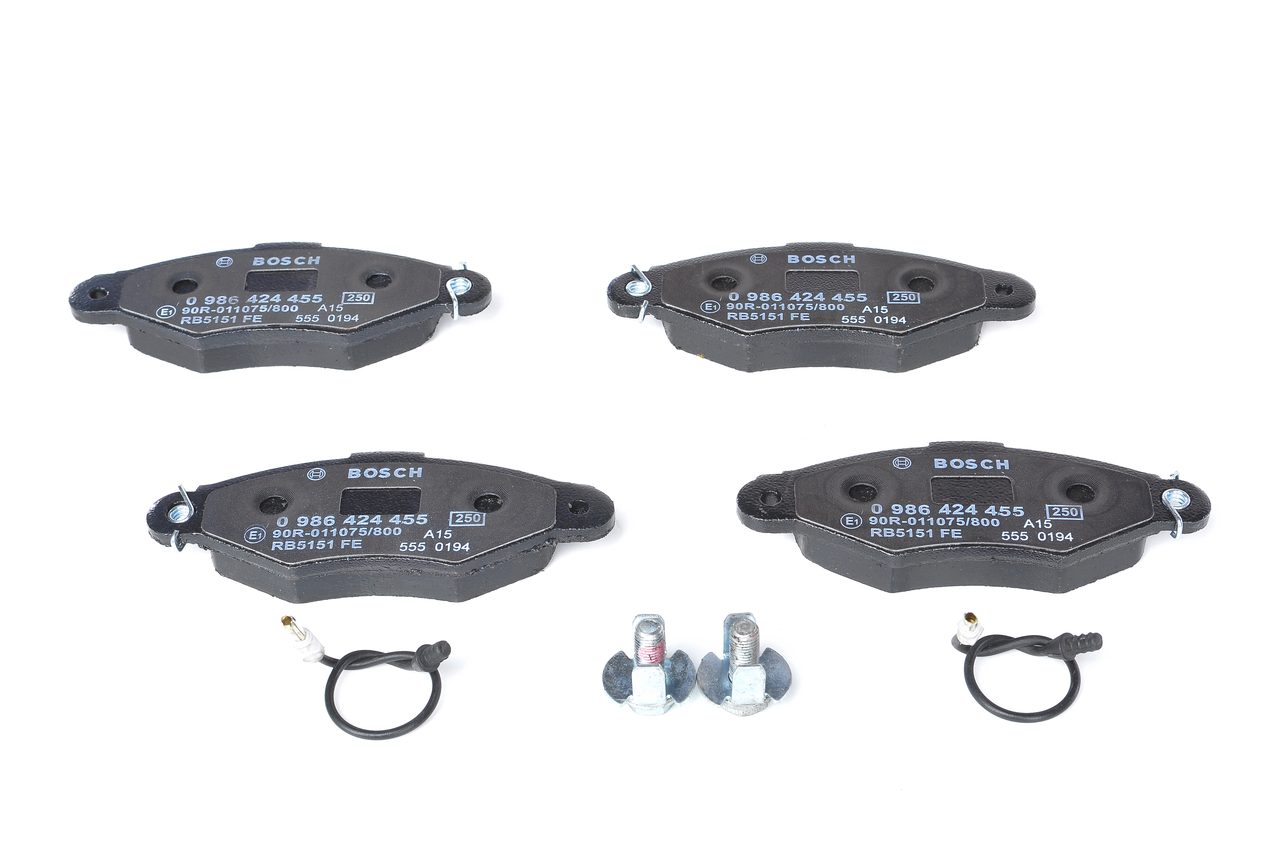 On Fren Balatasi Kangoo 1,9D Kangoo 1,5DCI Xsara 1,4 1,5 P206 Civatasiz | KALE B 21980 180 35 ANS | OEM 425169