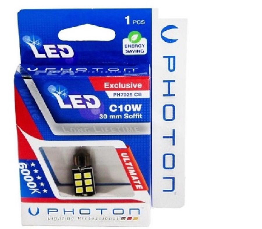 Ampul C10W 12V Exclusıve Cb 31mm Sofit LED Adet | OEM PH7025 B1
