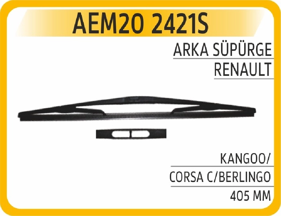 Silgi Paleti Arka 405 2000 Kangoo, Corsa C, Berlingo | OEM AEM202421S