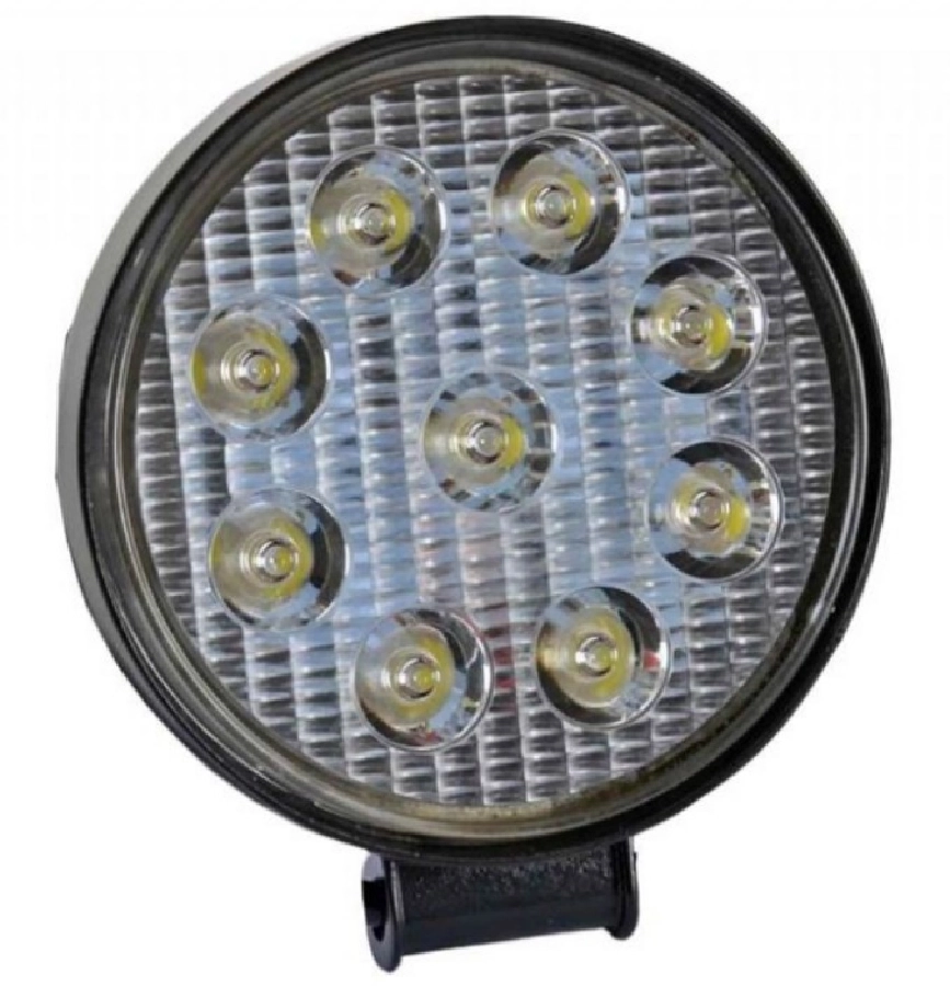Çalışma Lambası Yuvarlak 12V-80V 9 LEDX3=27W Metal 35mm | OEM L1004