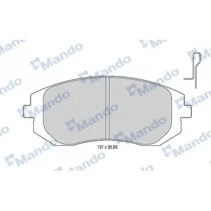 On Fren Balatasi Subaru Impreza 00-08 Legacy 02-08 Brz 12-> Forester 02-08 | MANDO MBF015829 | OEM 26296SC010