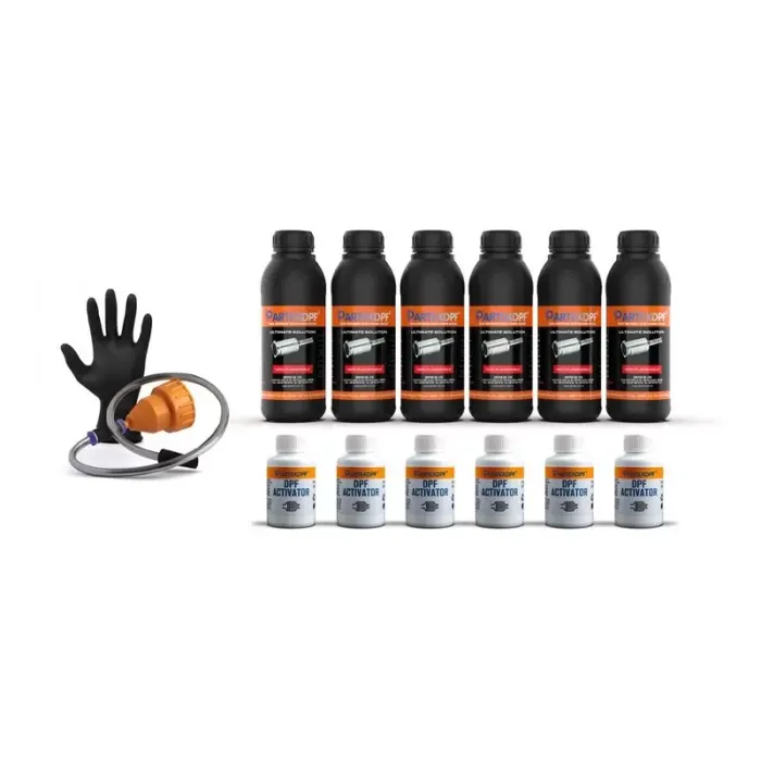 DPF Dizel Partikul Filtre Temizleme Sivisi 6LI Set "Foto Kontrol" | PARTEX PAR06