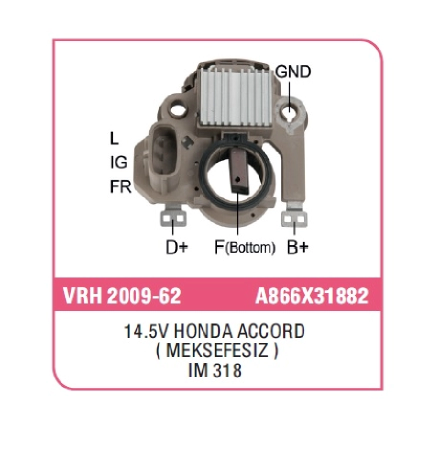 Konjektör Mitsubishi Tip 12V - Honda Accord ( Meksefesız ) (3 Fiş) (L-Ig-Fr) | OEM TRS.YR.IM318