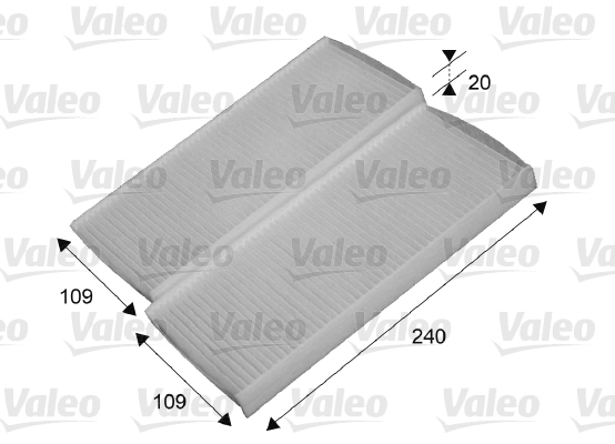 Polen Filtresi Kangoo III 08>MASTER III Movano 10> | VALEO 715649 | OEM 7701209837