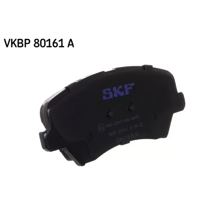 On Fren Balatasi Hyundai Elantra 2011-> Elantra 2016-> I30 2011-> Kia Optima 2012-> Cerato 2015-> Ceed 12-> | SKF VKBP 80161 A | OEM 58101-2VA50