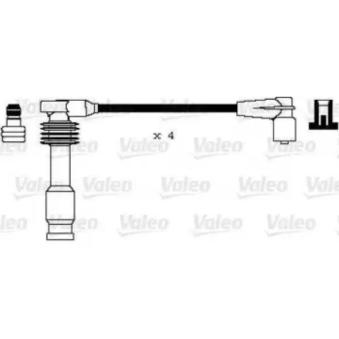Buji Kablo Takimi Astra F 92>98 Corsa B 93>02 Tigra A 93>02 Vectra B 96>02 X14XE - X16XEL - C16XE | VALEO 346103 | OEM 1612561