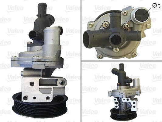 Devirdaim Su Pompasi Transit V184 2.2-2.4 TDCI 01> Land Rover Defender 2.4 TD4 4×4 07> Borulu | VALEO 506789 | OEM 2U1Q 8A558 AA 1715121 8A558 1715121