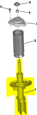 On Amortisor Sag-Sol 308 2-C4 Picasso 2 13> | MONROE 401056RM | OEM 1611448780 1611448880 1612744980 1611448880 9800964580