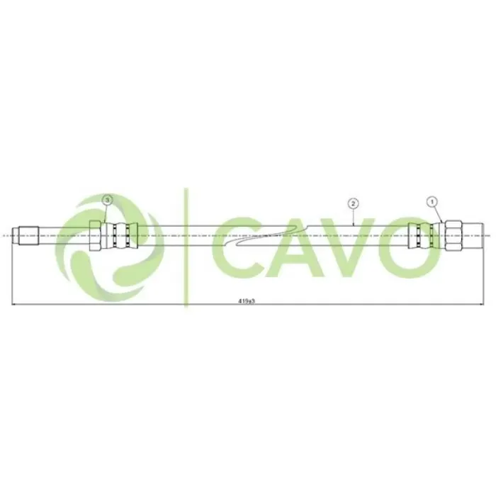 On Fren Hortumu ABS Siz LT35 2,5TDI 97>07 | CAVO C900 008A | OEM 2D0611701B 2D0611701B 2D0611701 A9014280235 A9014280435 2D0611701 A9014280235 A9014280435