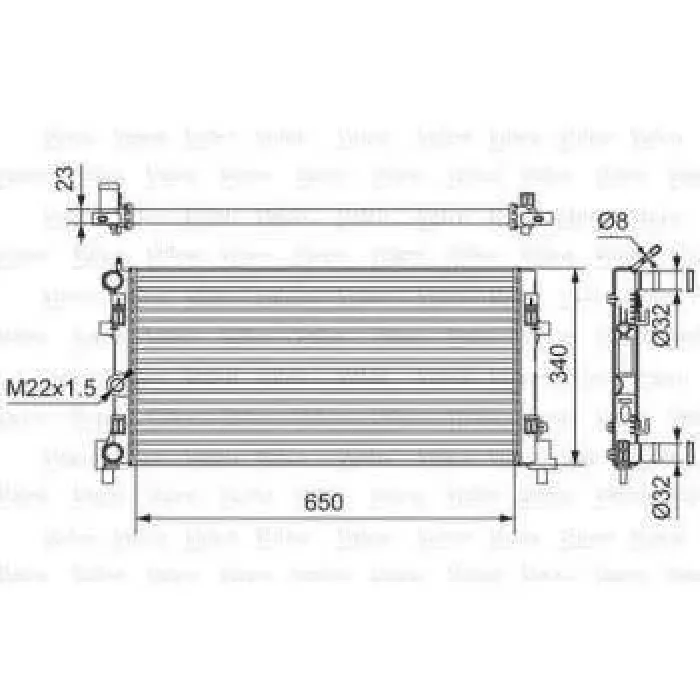 Motor Radyatoru Polo Ibiza V Toledo IV Rapid Fabia 1,2 / 1,6 / 1,9TDI 1,2 / 1,4TSI 1,2TFSI 06>16 | VALEO 701522 | OEM 6R0121253 6R0121253 6R0121253A 6R0121253L 6R0121253A 6R0121253L