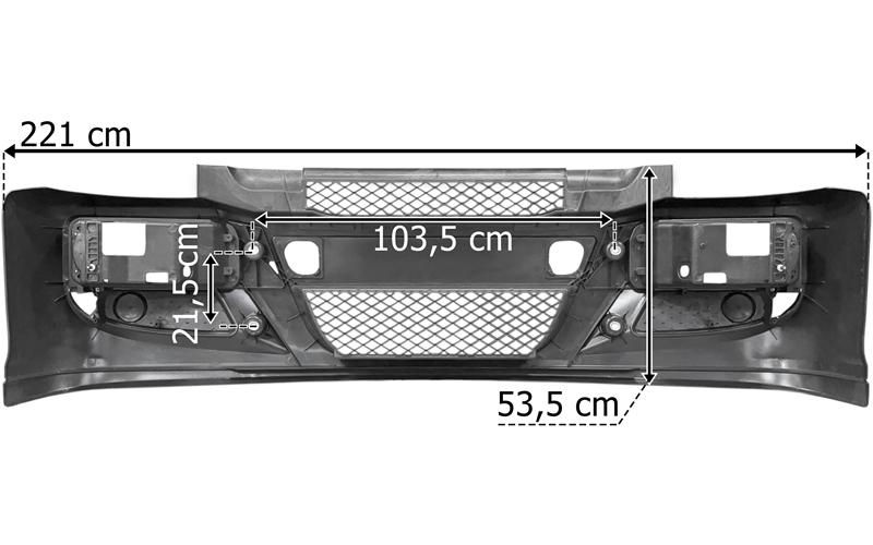 Ön Tampon Sis Deliksiz Iveco Eurocargo 2009 | OEM 504281893