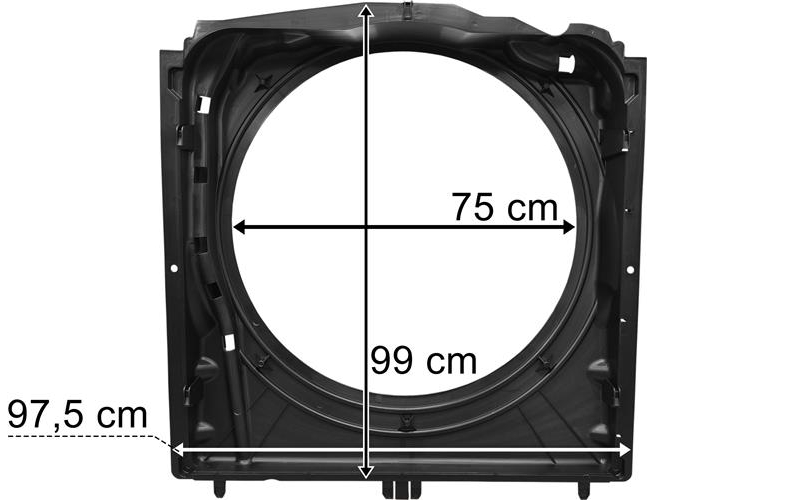 Radyatör Davlumbazı TGX EURO6 | OEM 81066200203