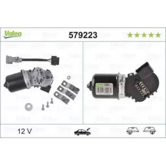 Silecek Motoru Megane I 02 / 99=> | VALEO 579223 | OEM 7701206549