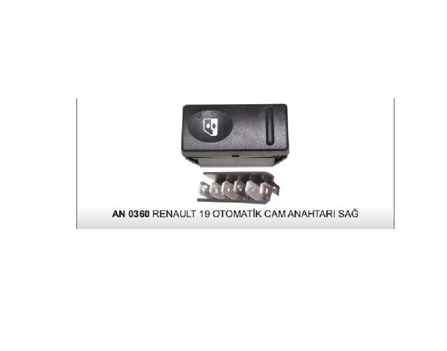 Cam Anahtarı Renault 19 Sağ AN703 | OEM AN0360