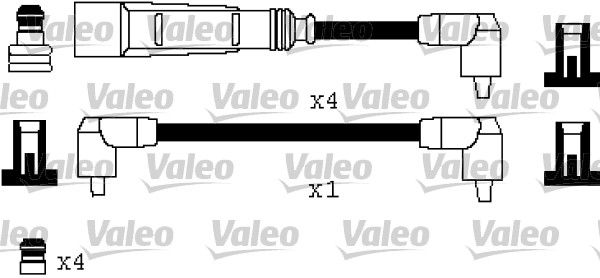 Buji Kablosu Polo Classic Caddy Cordoba 1,4 (96>00) | VALEO 346332