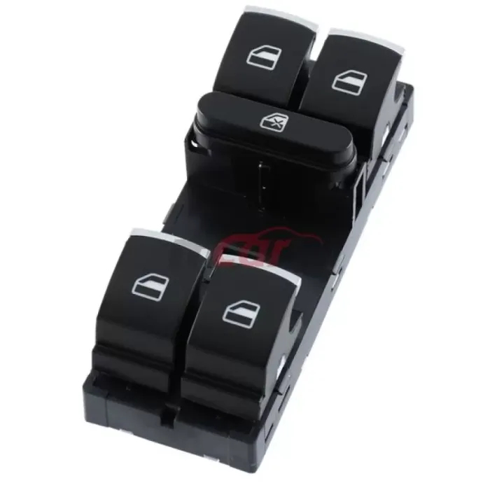 Cam Acma Kapama Anahtari Surucu Tarafi Dortlu (Krom Kaplama) Golf 6 Passa / Cc Jetta 4 Tiguan Touran 05>16 | KRAW AN-416 | OEM 5K4959857 5K4959857A