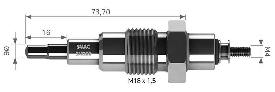 Kızdırma Bujisi 10,5V Enter 444 Tüplü Magirus Engine GV170 0 100 221 301 GLP082 0 250 200 021 - Y-81 | OEM SV089