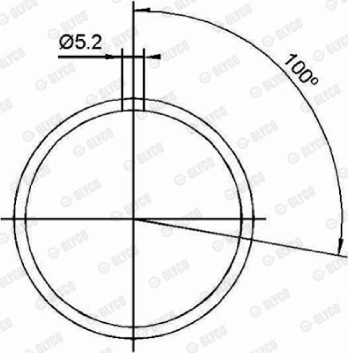 Piston Kol Burcu Volvo TD102-103 (Düz) | OEM 1545302