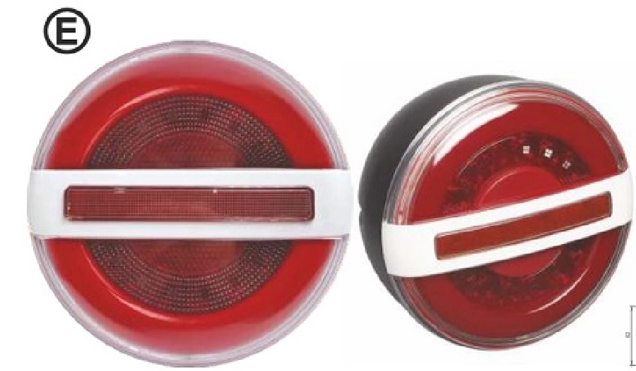 Neon LED Dinamik Sinyalli Hamburger Stop Lambası | OEM 201901-24V