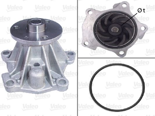 Devirdaim Su Pompasi Escort V VI VII 2,0 Rs 91>98 Galaxy 2,0 / 2,3 95>06 | VALEO 506300 | OEM 6189520 6189520 7087383 ME95XM8591A1A 7087383 ME95XM8591A1A
