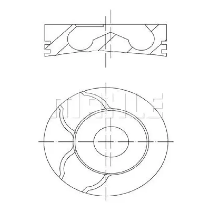 Motor Piston Segman Fiat Brava Bravo II Croma Doblo Grande Punto Marea Sedici Stilo 1.9 JTD 01> Alfa Romeo 147 156 159 1.9 JTD 01>05 Opel Astra H Vectra C Zafira B 1.9 CDTI 04>10 Suzuki SX4 1.9 Ddis 06> Saab 9-3 1.9 Tid 04>15 | MAHLE 0101500 | OEM