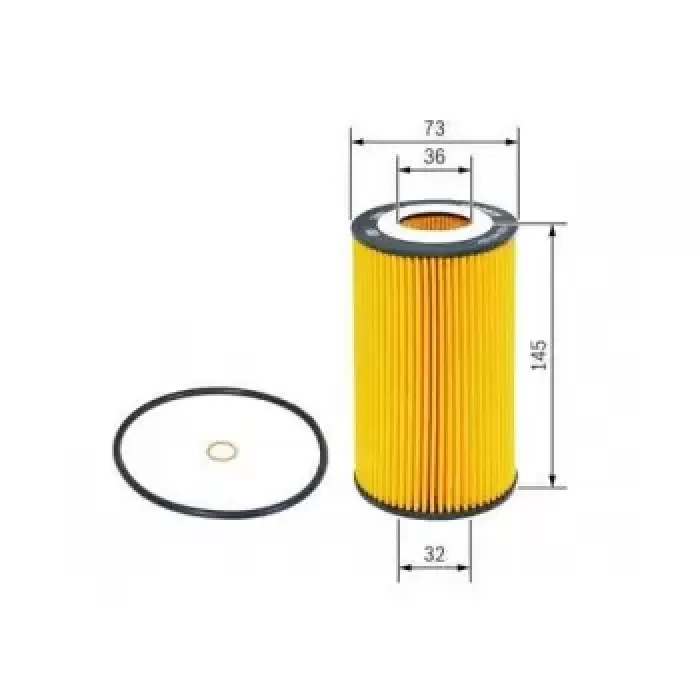 Yag Filtresi Phaeton A4 Cabriolet A6 A8 | BOSCH F026407007 | OEM 07C115562A