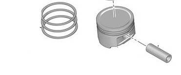 Motor Piston+Segman Komple (78,10MM) 0,50 Corsa B Astra F X14XE Astra G X14XE Z14XE | YENMAK 31-03808-050 | OEM 624207 90348442