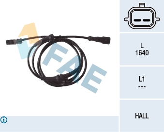 ABS Sensoru Arka Sag Kangoo 3 08> , Citan 415 12> | FAE 78122 | OEM 8200441404 A4159053000