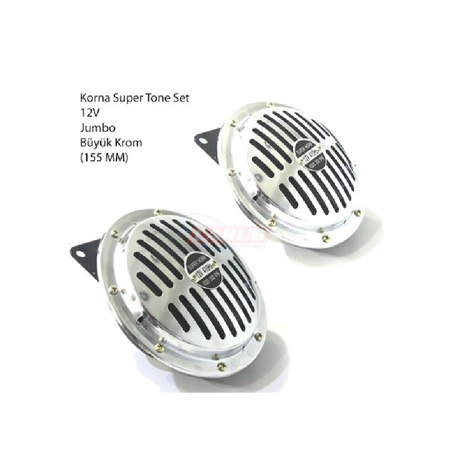 Korna 12V Super Tone Nikel 130MM Set | OEM BR2751577