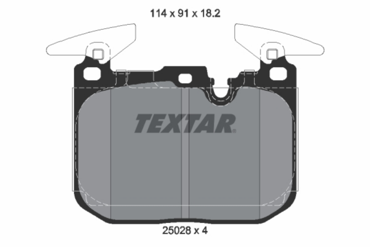 Fren Balatası F-20, 30, 32, 33, 34, 36 Ön | OEM 34106799805