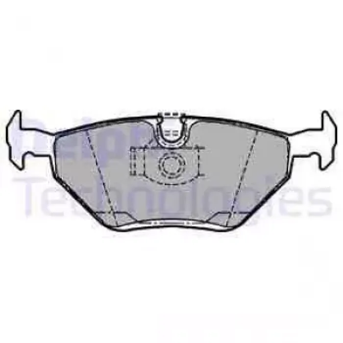 Fren Balatasi Arka BMW E39 | DELPHI LP1107 | OEM 34216761281