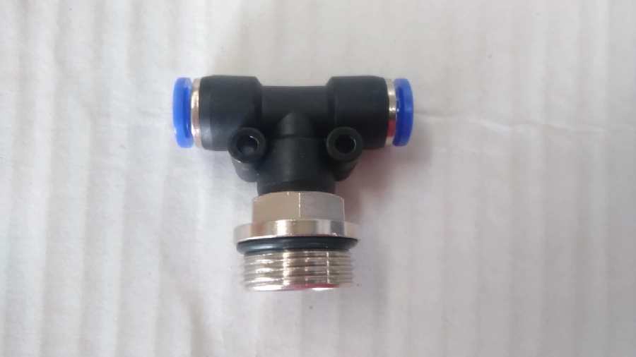 Hava Jakı Metrik Orta Bacak Tee 08-22*1,5 (Pls. Fit.) | OEM EPB08-22