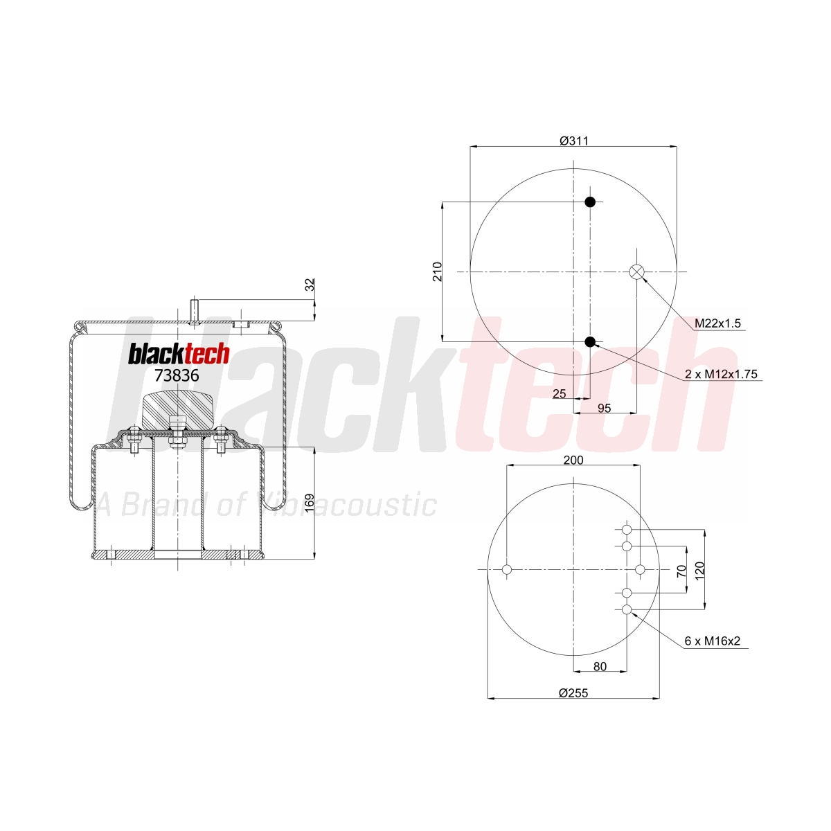 Körük Komple Metal Pistonlu | OEM 2725NKOMP.