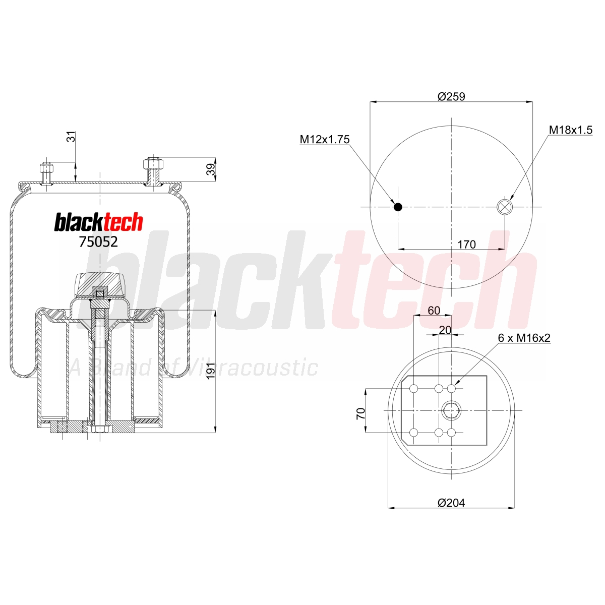 Körük Komple Plastik Pistonlu | OEM 4941NP02