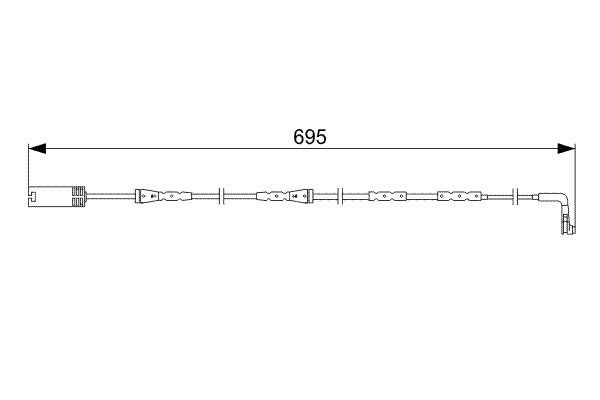 Balata Fisi On Bmw E81 E82 E87 E88 E90 E91 E92 | BOSCH 1987473050 | OEM 34356789440