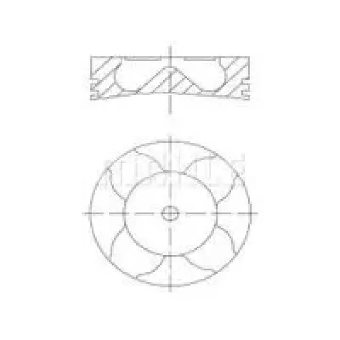 Motor Piston+Segman Komple 0.40. 82.40MM Astra H 04>14 - Vectra C 02>08 - Zafira B 05>15 - Signum 03>08 Z19DTH | YENMAK 31-04293-040 | OEM 624093 95514106 624057 93178525