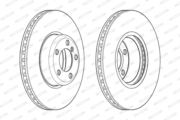 Fren Diski On BMW F20 F21 F22 F23 | FERODO DDF2403C-1 | OEM 34116792223