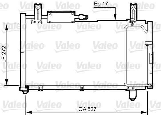 Klima Radyatoru Suzuki Swift III 05> | VALEO 814327 | OEM 9531060EM1
