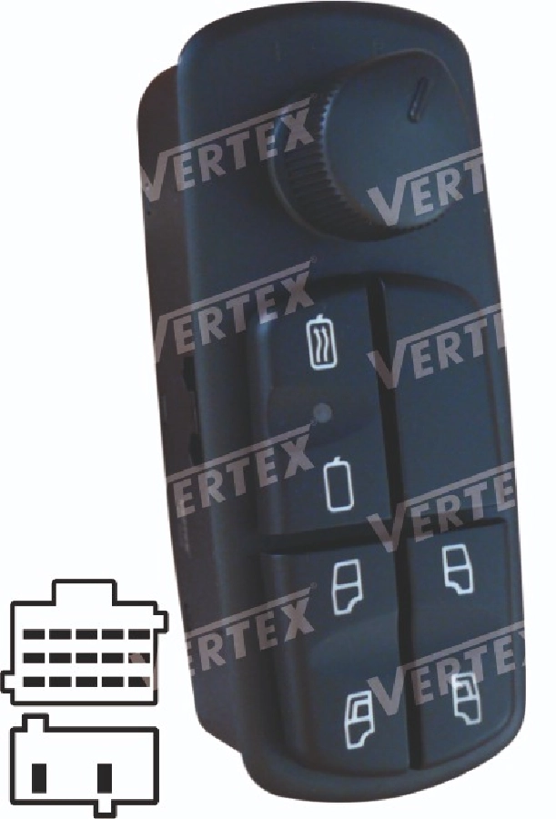 Axor, Atego Sol Ayna + 2CAM Anahtarı SS980 | OEM AN1686