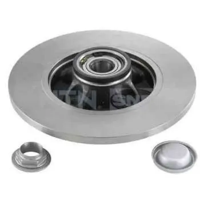Arka Fren Diski Rulmanli Somunlu ve Toskapakli Sensor Halkasi ile Partner Tepe Berlingo III P308 P5008 P3008 08> C4 Picasso C4 II DS4 DS5 1,4VTI / 1,6THP / (Adet Fiyati) Tabakasiz | SNR KF15960U | OEM 424945